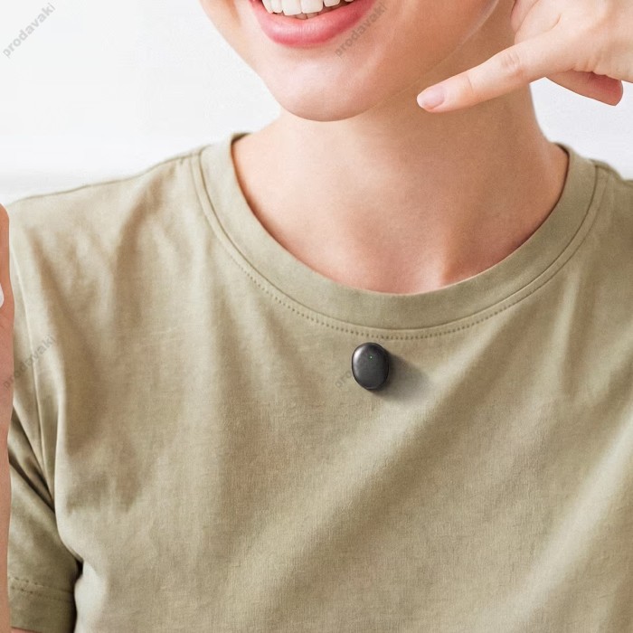 Бездротовий мікрофон ACEFAST R5 wireless lavalier microphone Type-C 2 мікрофона Black