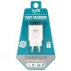 Мережевий зарядний пристрій Veron AD-17 Home Charger 18W White