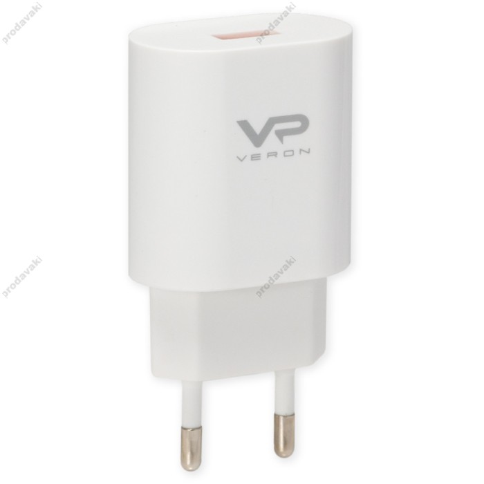 Мережевий зарядний пристрій Veron AD-17 Home Charger 18W White