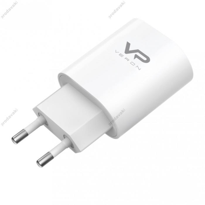 Мережевий зарядний пристрій Veron AD-17 Home Charger 18W White