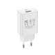 Мережевий зарядний пристрій Borofone BA21A Long single port charger 18W White