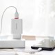 Мережевий зарядний пристрій Borofone BA21A Long single port charger Micro USB cable 18W White