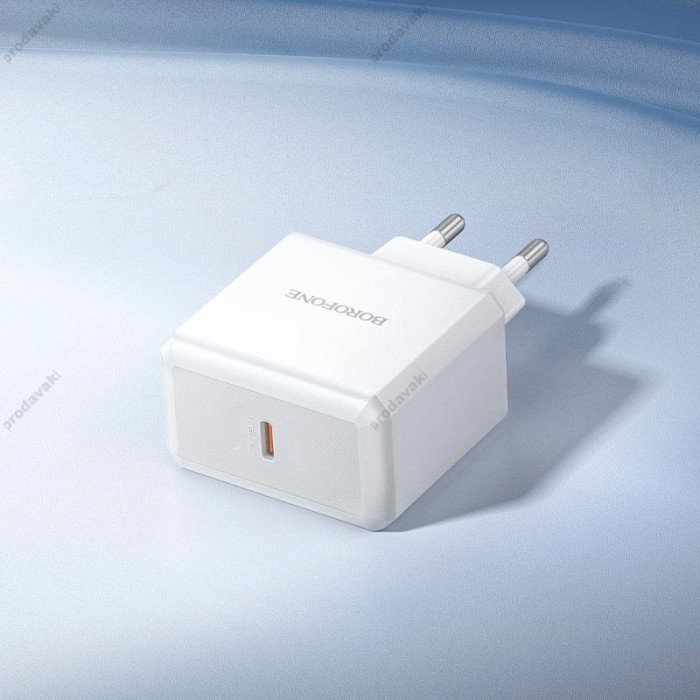Мережевий зарядний пристрій BOROFONE BA114A Energy single port charger 35W White