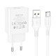 Мережевий зарядний пристрій Borofone BA74A Aspirer single port charger Type-C cable 10.5W White