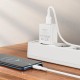 Мережевий зарядний пристрій Borofone BA74A Aspirer single port charger Type-C cable 10.5W White