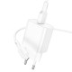 Мережевий зарядний пристрій Borofone BA72A Spring single port charger Micro USB cable 18W White