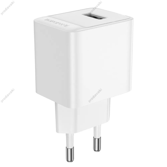 Мережевий зарядний пристрій Borofone BAS11A Frudite single port charger Type-C cable 10.5W White