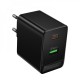 Мережевий зарядний пристрій Borofone BAS17A Erudite GaN charger Type-C cable 65W Black