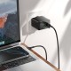 Мережевий зарядний пристрій Borofone BAS17A Erudite GaN charger Type-C cable 65W Black
