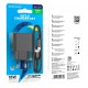 Мережевий зарядний пристрій Borofone BAS12A Erudite single port charger Micro USB cable 18W Black