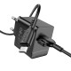 Мережевий зарядний пристрій Borofone BAS12A Erudite single port charger Micro USB cable 18W Black