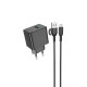 Мережевий зарядний пристрій Borofone BAS12A Erudite single port charger Micro USB cable 18W Black