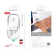 Мережевий зарядний пристрій XO L37 Home charger Type-C cable 10.5W White
