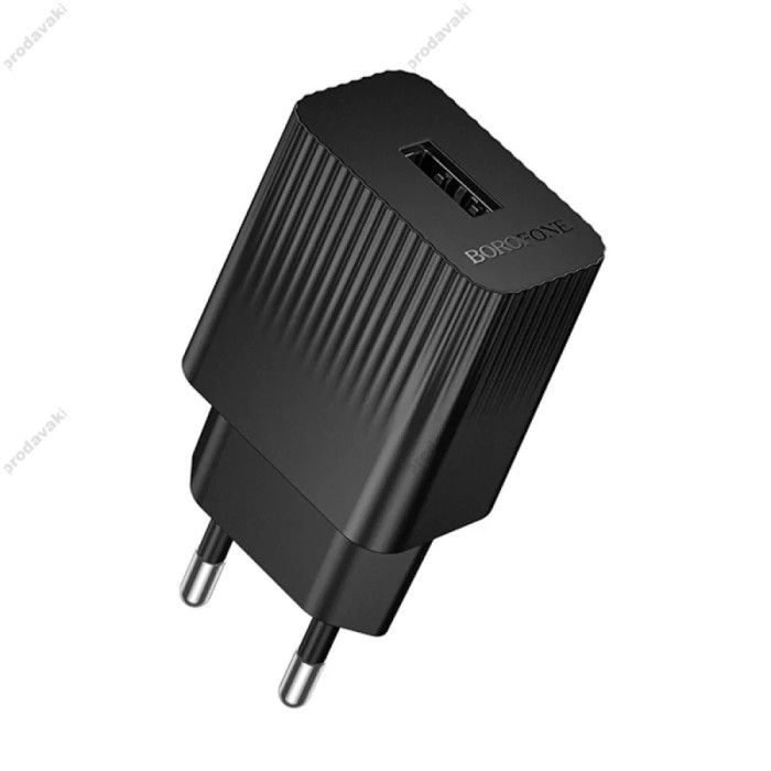 Мережевий зарядний пристрій Borofone BAS71A Source single port charger 10.5W Black