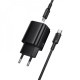 Мережевий зарядний пристрій Borofone BAS85A Star charger Type-C cable 30W Black