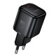 Мережевий зарядний пристрій HOCO N84 Mini single port charger Type-C cable 45W Black