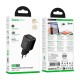 Мережевий зарядний пристрій HOCO N84 Mini single port charger 45W Black