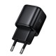 Мережевий зарядний пристрій HOCO N84 Mini single port charger Type-C cable 45W Black