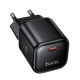 Мережевий зарядний пристрій HOCO N84 Mini single port charger Type-C cable 45W Black