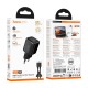 Мережевий зарядний пристрій HOCO N84 Mini single port charger Type-C cable 45W Black