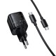 Мережевий зарядний пристрій HOCO N84 Mini single port charger Type-C cable 45W Black