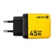 Мережевий зарядний пристрій Veron TC-45 GaN Digital Display 45W Black