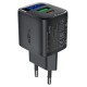 Мережевий зарядний пристрій Acefast A116 Fast charger 35W Black