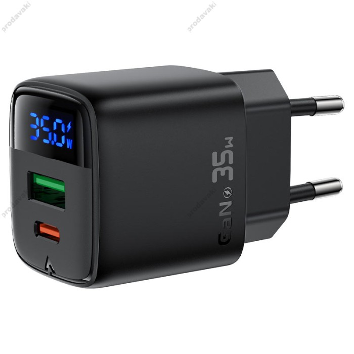 Мережевий зарядний пристрій Acefast A116 Fast charger 35W Black