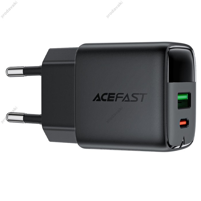 Мережевий зарядний пристрій Acefast A116 Fast charger 35W Black