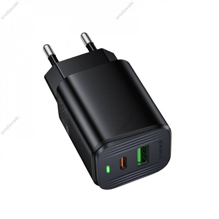 Мережевий зарядний пристрій Borofone BAS85A Star charger 30W Black