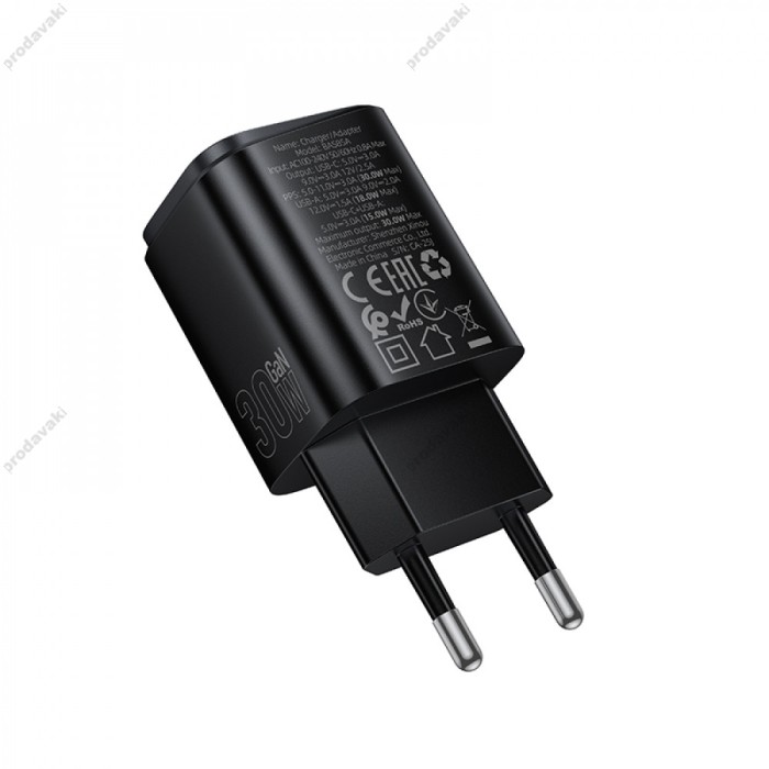 Мережевий зарядний пристрій Borofone BAS85A Star charger 30W Black