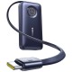 Повербанк портативний акумулятор Power bank Baseus EnerCore CR11 Retractable Cable 45W 10000 mAh Black E0027G00