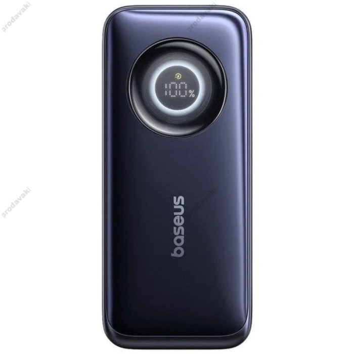 Повербанк портативний акумулятор Power bank Baseus EnerCore CR11 Retractable Cable 45W 10000 mAh Black E0027G00