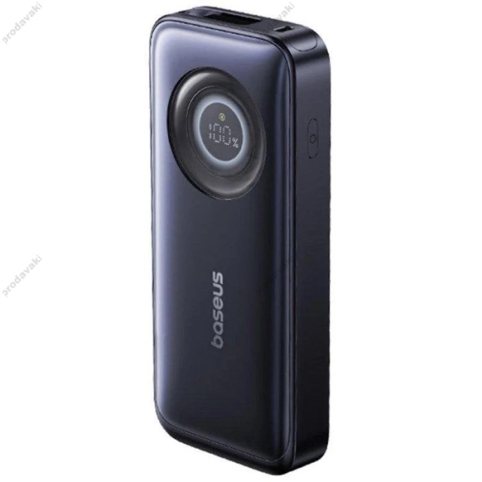 Повербанк портативний акумулятор Power bank Baseus EnerCore CR11 Retractable Cable 45W 10000 mAh Black E0027G00
