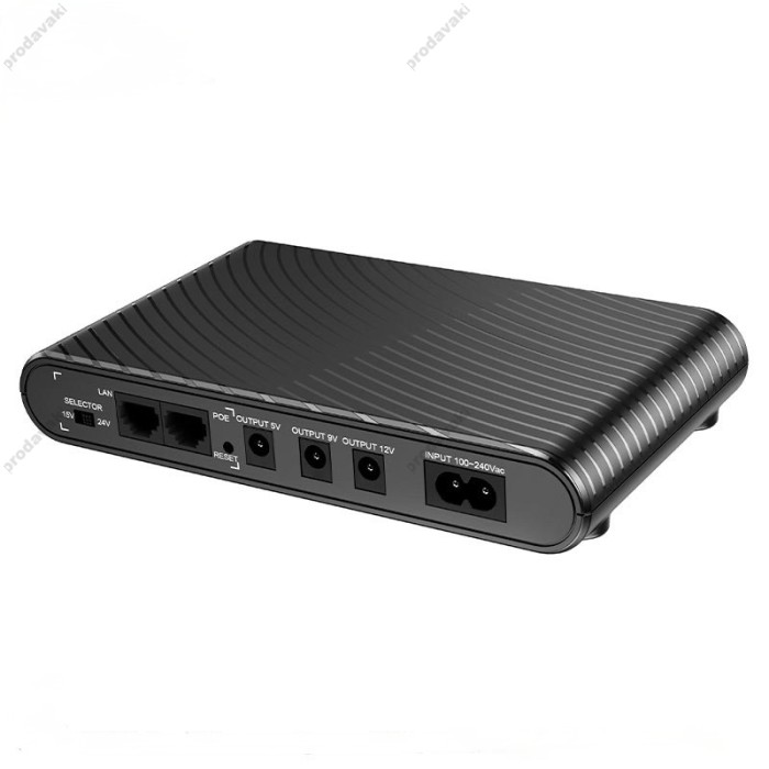 Повербанк портативний акумулятор Power bank безперебійник Hoco DB63 Cool Zinc emergency DC UPS 5v/9v/12V 17W 10000mAh