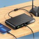 Повербанк портативний акумулятор Power bank безперебійник Hoco DB63 Cool Zinc emergency DC UPS 5v/9v/12V 17W 10000mAh
