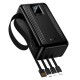 Повербанк портативний акумулятор Power bank Hoco J173A Jingyao 30000 mAh Black