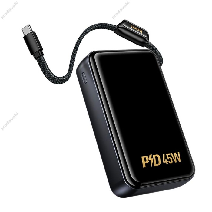 Повербанк портативний акумулятор Power bank Hoco Q54 Shine 45W 20000 mAh Grey
