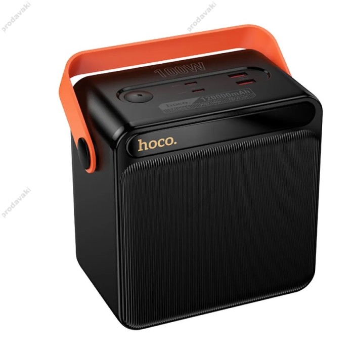 Повербанк портативний акумулятор Power bank Hoco DB101B Zeus PD 100W fully compatible 120 000mAh Black