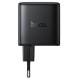 Мережевий зарядний пристрій HOCO N79 charger with TFT display 65W Black
