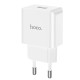Мережевий зарядний пристрій Hoco C106A Leisure single port charger 10.5W White