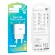 Мережевий зарядний пристрій Hoco C106A Leisure single port charger 10.5W White