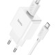 Мережевий зарядний пристрій Hoco C106A Leisure single port charger Micro USB cable 10.5W White
