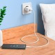 Мережевий зарядний пристрій Hoco C106A Leisure single port charger Type-C cable 10.5W White