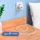Мережевий зарядний пристрій Hoco C106A Leisure single port charger Lightning cable 10.5W White