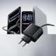 Мережевий зарядний пристрій HOCO C165A Priority charger with built-in Type-C cable 45W Black