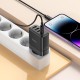 Мережевий зарядний пристрій HOCO C127A Intelligent four-port Lightning cable 45W Black