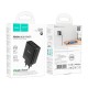 Мережевий зарядний пристрій HOCO C127A Intelligent four-port 45W Black