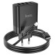 Мережевий зарядний пристрій HOCO C127A Intelligent four-port Lightning cable 45W Black