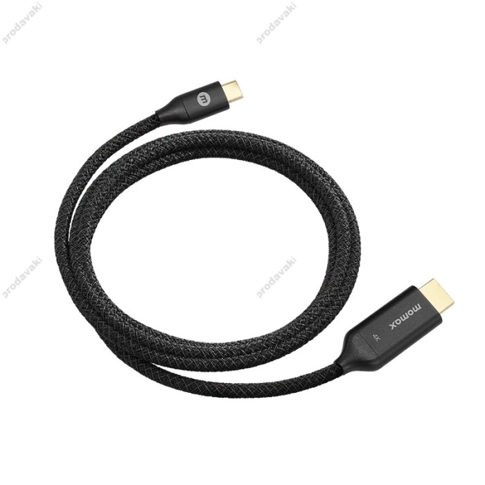 Кабель Momax TD3D Elite Link Cable Type-C to HDMI 2.0 4K 2m Black
